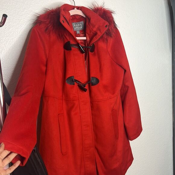 Jessica London red coat - Picture 10 of 10